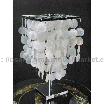 Moder designer shell table lamp