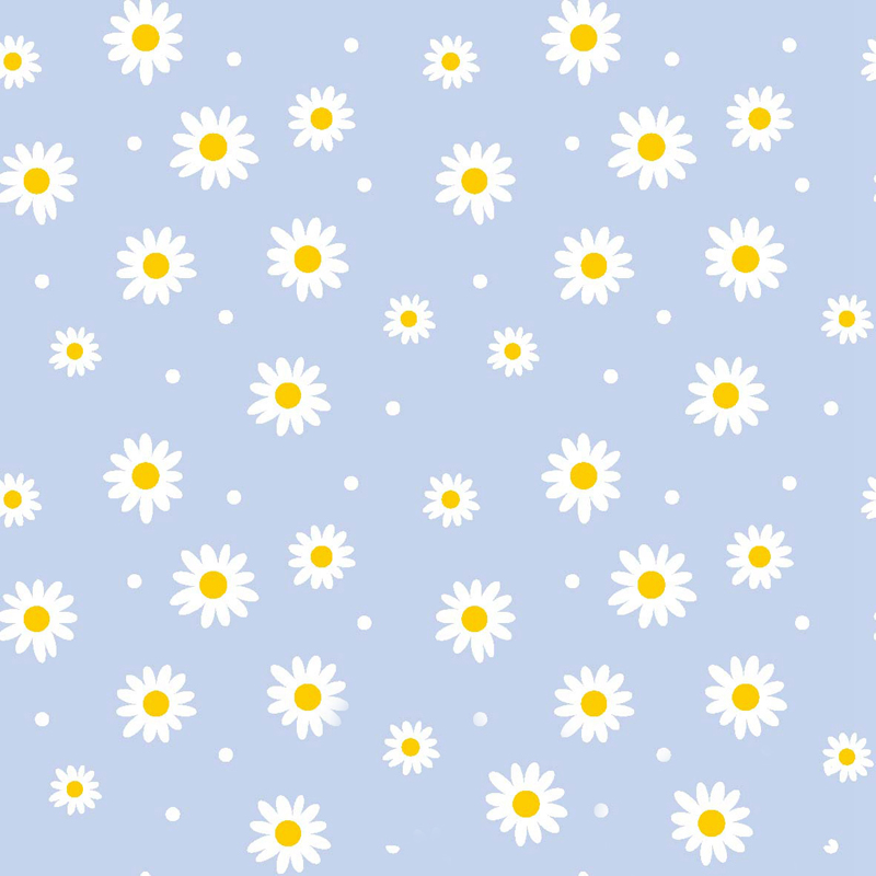 Woven Antistatic Clothing Daisy Digital Print Skirt Fabric