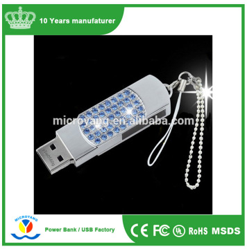 good seller promotion items jewel flash drive usb for wedding gift