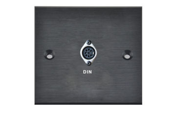 Aluminum Multimedia Wall Plate For One Din Connector