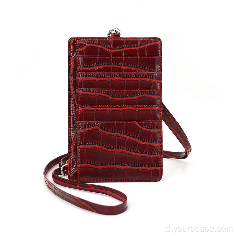 Ysure Leather Jersey Back Clip Credit Card Holder