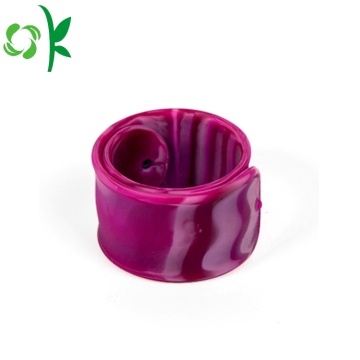 Mixing Silicone Bracelet Slap Wonderful Color Bangles