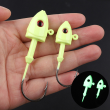 3D Fish Eye Crank Jig Head JY2016 - SUPERIORFISHING Lead Jig Fish Head Hook