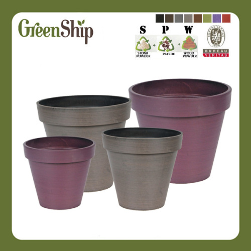 Home Garden Decorative Plastic Floral Plant Pot Mm Series