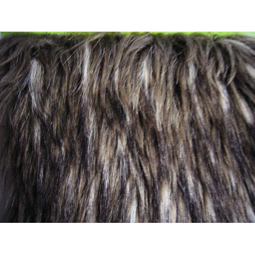 Tip-dyed Jacquard Fabric Faux Fur