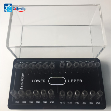 Orthodontic Preformed Wire Place Box Square Cover