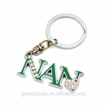 Fashion souvenior creative keychain diamond custom metal handbag keychain
