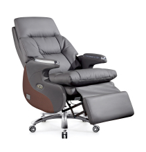 Electric Reclining Leather Ergonomic Office Chair for Boss Managers