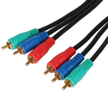 3 RCA to 3 RCA/2-Audio + 1-Video Cable