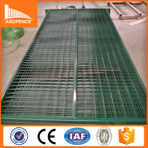 2016 good quality and factory price galvanized temporary fence used hot dipped galvanized tube