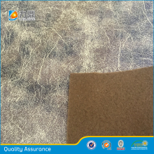 100% Poly Knitting Suede Bronzed Fabric For Sofa