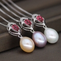 New Design Single Freshwater Pearl Pendant Necklace