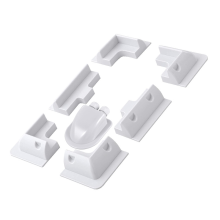 UV Universal Glue Solar Panel Corner Mounting Bracket for RV Marine Flat Roof - 7pcs No Drilling Required