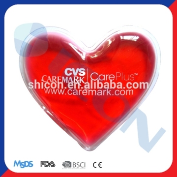 Customized gel ice pack with heart shape