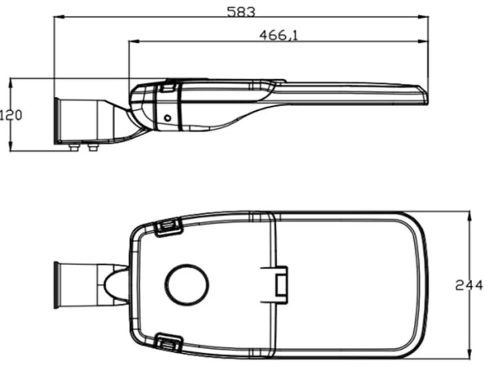 LED Street Light Cover Mlt-Slh-Fs-II