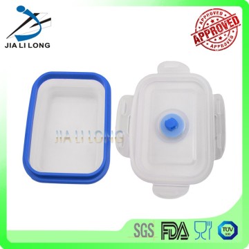 100% Food Grade Silicone bodybuilding lunch box