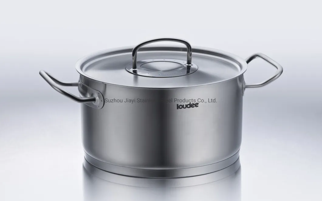 High Quality Kitchen Utensils Professional Manufacturer Cooking Stock Pot with Glass Lid