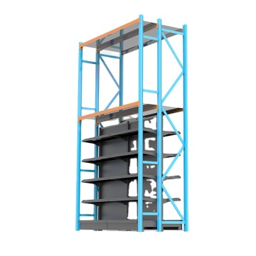 2023 New Wood and Steel Combined Store Shelving Display Rack