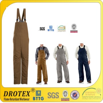 8oz~13oz Soft 100% Cotton Fireproof Overall /Pants/Bib pants / Fireproof Canvas