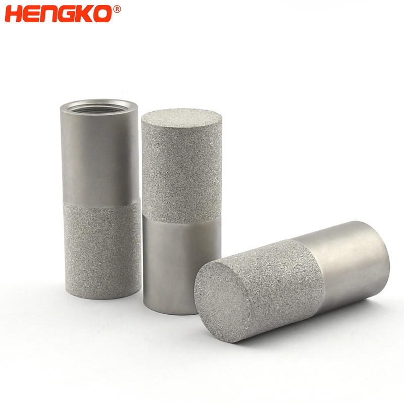 HENGKO stainless steel powder sintered greenhouse temperature and humidity sensor soil dew point  probe housing housing