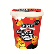 MMF Sour Worms Gummy Candy