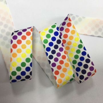 Custom Wholesale Adjustable Elastic Strap Nylon Webbing Printed Elastic Bands