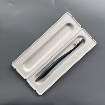 Biodegradable Pulp Paper Molded Toothbrush Packaging Box