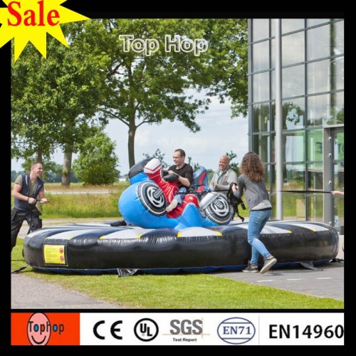 2017 hot design giant inflatable inflatable PULL-RIDING MOTORCYCLE mattress for sale
