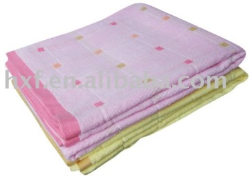 jacquard cotton bath towels