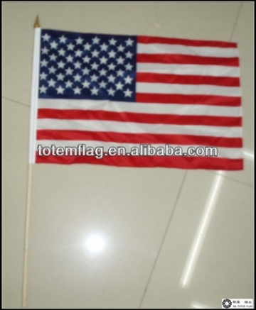 US Flag Of American Hand Flag