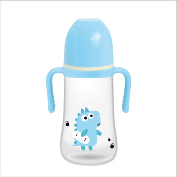 Straight baby bottle PP food grade feeding bottle