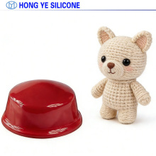 Pad printing liquid silicone for making toy printing