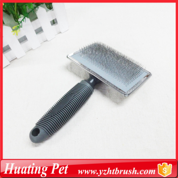 self-cleaning dog slicker brush