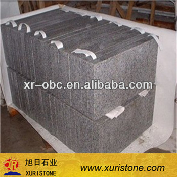 Natural dark grey granite paving cube Stone