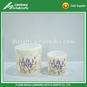 Good size garden decorative white ceramic indoor pot