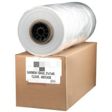 LDPE Clear Plastic Laundry Bags for Dry Cleaning Services