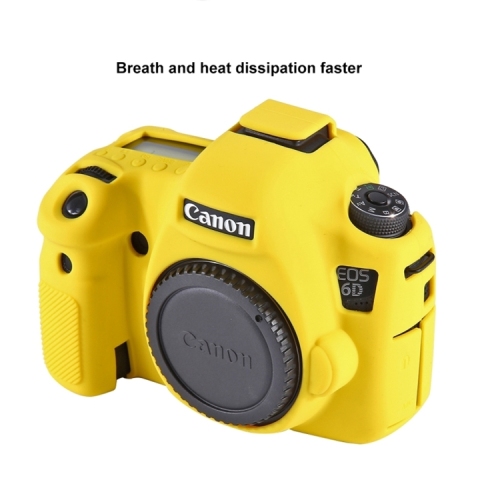 Yellow Silicone Camera Cover Simple Small Camera Case