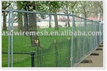 PVC Coated Wire Mesh Fence (plastic metal fence) building wire fence
