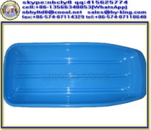 Blue plastic snow sleds for kids / plastic ski board / sports sled
