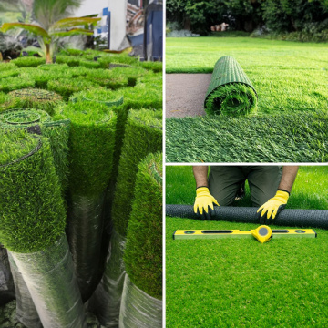 Grama artificial de campo de hóquei com padrões impressos