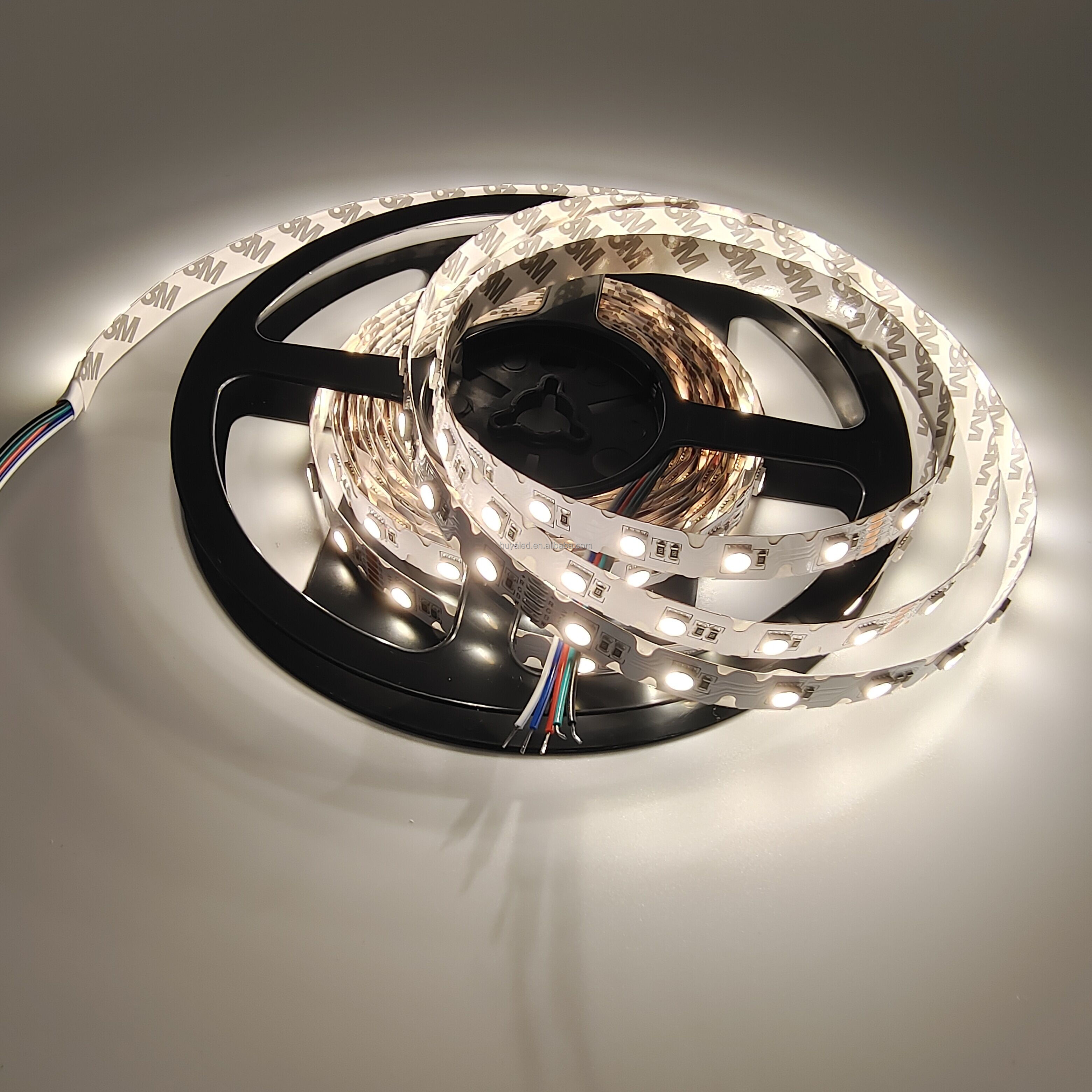 Bendable SMD 5050 RGBW 48LED DC 12V IP20 IP65 S shape Led strip light for Modeling decoration