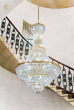 Modern luxury empire style chandelier sparkly