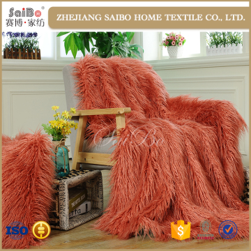 Faux Fur Throw Polyester Plush size faux fur blanket