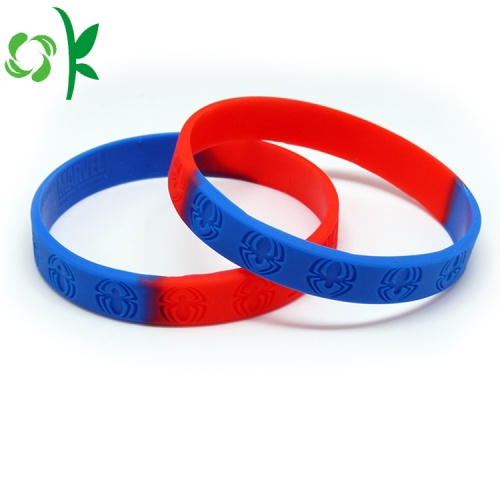 Nieuw type Mixed Color Silicone Wristbands Custom Logo