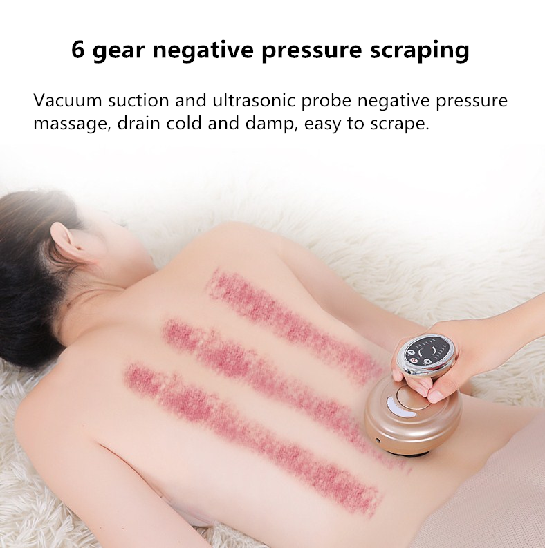 Electric scraping massage instrument lymphatic dredging beauty instrument health preserving cupping sets