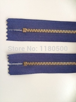 close end finished metal zipper/brass metal zipper