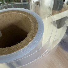 Transparent BOPS thermoforming sheet with silicone oil