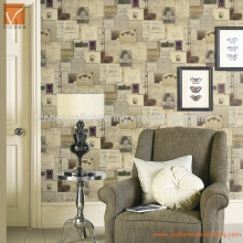 3D waterproof pvc wallpapers for home decoration cheap price vinyl wallpapers
