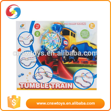 Small pretend play novelty children's amusement park train toy set