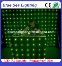 LED star cloth DJ Disco Booth 1x2m RGB curtain DMX control